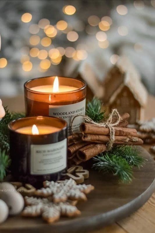 Glass Jar Candle with Jasmine fragrance